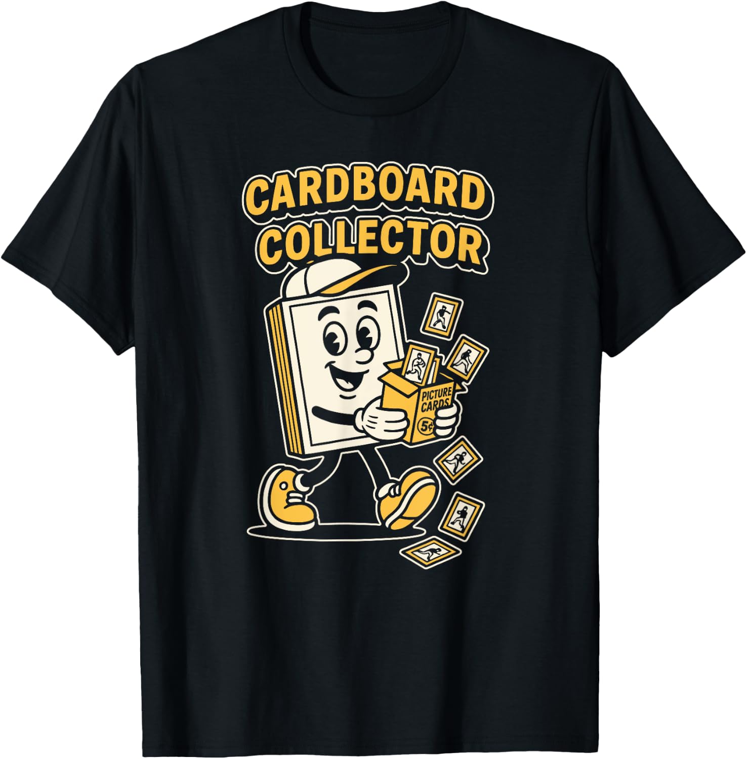 Trading Cards Cardboard Collector Baseball Card Collecting T-Shirt - Image 2